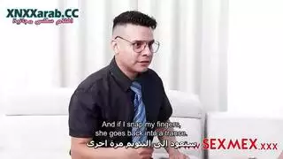 هيمنة على فرج زوجة الأب المبلل